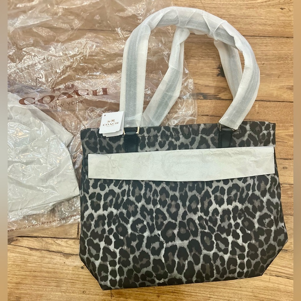 Coach Ocelot Print Shoulder Bag